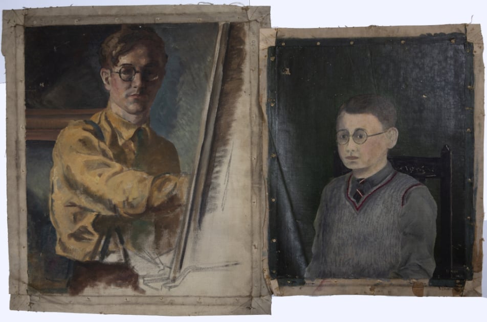 Bernard Kay, artist, self portrait